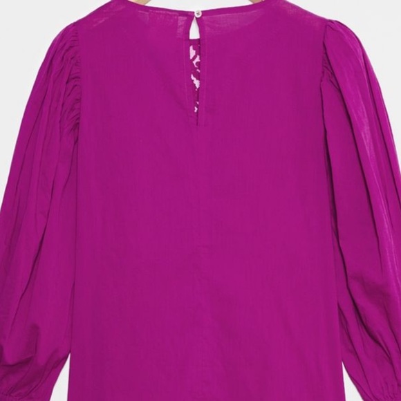 NWT Farm Rio Kelsie Lace Blouse Anthropologie M